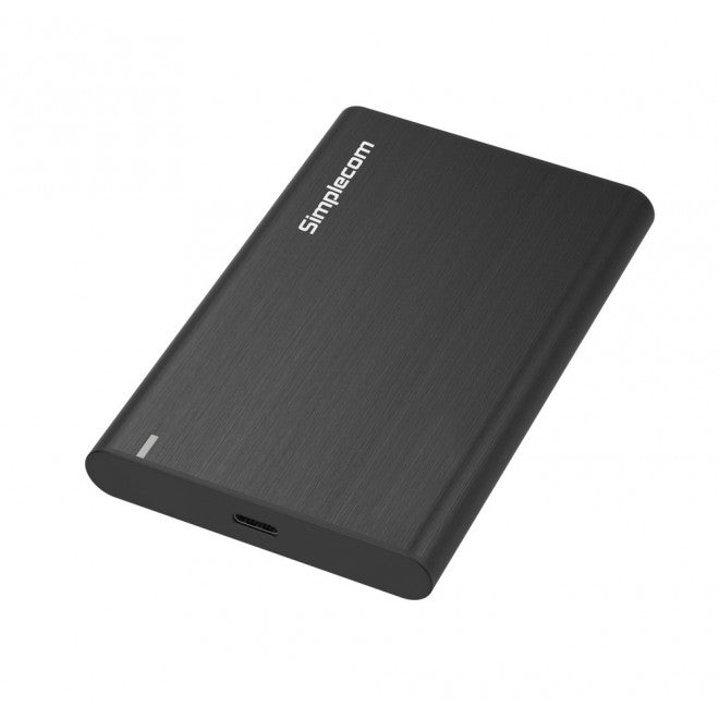 Simplecom SE221 Aluminium 2.5'' SATA HDD/SSD to USB 3.1 Enclosure Black USB 3.1 Gen 1 support up to 5Gbps data transfer rate Simplecom SE221 Aluminium 2.5'' SATA HDD/SSD to USB 3.1 Enclosure Black USB 3.1 Gen 1 support up to 5Gbps data transfer rate